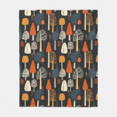 Couverture Polaire Arbres forestiers scandinaves (Devant)
