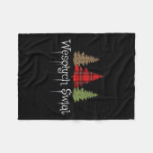 Couverture Polaire Arbres polonaises Joyeux Noël Wesolych Swiat Plaid (Devant (Horizontal))