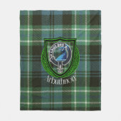 Couverture Polaire Arbuthnott Scottish Clan Tartan & Crest (Devant)