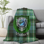 Couverture Polaire Arbuthnott Scottish Clan Tartan & Crest