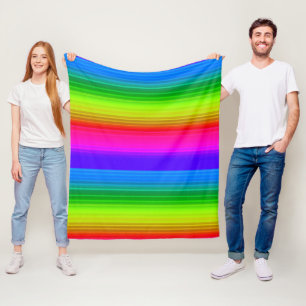 Couverture Polaire Arc arc-en-ciel