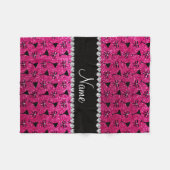 Couverture Polaire arc au néon nommé en verre de cocktail de parties (Devant (Horizontal))