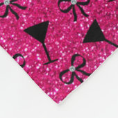 Couverture Polaire arc au néon nommé en verre de cocktail de parties (Coin)