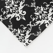 Couverture Polaire Arc blanc noir nommé fait sur commande de parties (Coin)