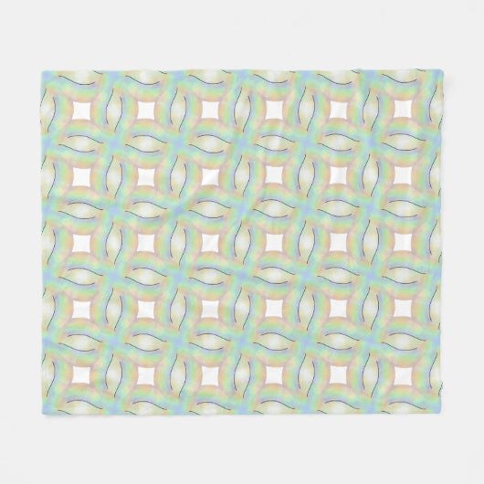 Couverture Polaire Arc en arc-en-ciel 3D (Devant (Horizontal))