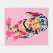 Couverture Polaire Arc-en-ciel (Devant (Horizontal))