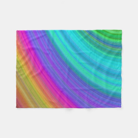 Couverture Polaire Arc-en-ciel (Devant (Horizontal))
