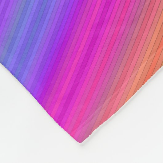 Couverture Polaire Arc-en-ciel (Coin)