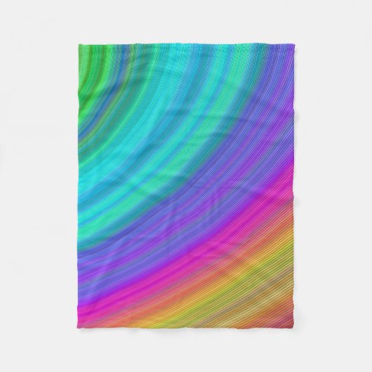 Couverture Polaire Arc-en-ciel (Devant)