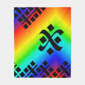 Couverture Polaire Arc-en-ciel (Devant)