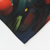 Couverture Polaire Arc-en-ciel Abstrait Rhapsody (Coin)