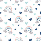 Couverture Polaire Arc-en-ciel Blanche bébé Marine Boho Rose Charme