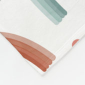 Couverture Polaire Arc-en-ciel Bohème (Coin)