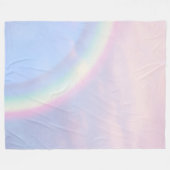Couverture Polaire Arc en ciel d'espoir - pastel, (Devant (Horizontal))