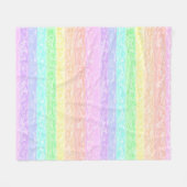 Couverture Polaire Arc-en-ciel pastel (Devant (Horizontal))