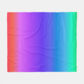 Couverture Polaire Arc-en-ciel Pastel lumineux (Devant (Horizontal))