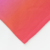 Couverture Polaire Arc-en-ciel Pastel lumineux (Coin)
