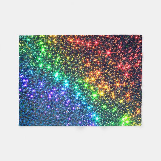 Couverture Polaire Arc-en-ciel Stars Party iPhone Wallet Case (Devant (Horizontal))