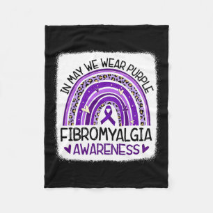 Couverture Polaire Arc En Mai Nous Portons Violet Fibromyalgie Reconn