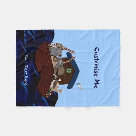 Couverture Polaire Arche de Noé (Devant (Horizontal))