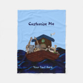 Couverture Polaire Arche de Noé (Devant)