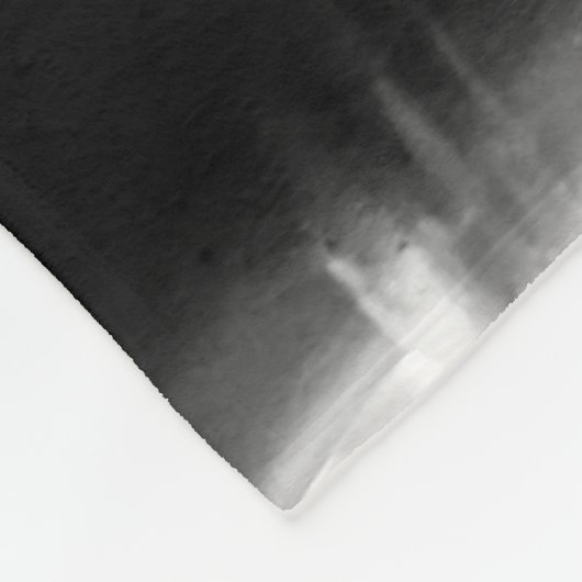 Couverture Polaire Architecture en noir et blanc (Coin)