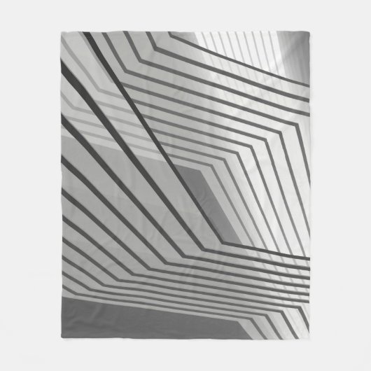 Couverture Polaire Architecture futuriste Abstraite arrière - plan 3d (Devant)