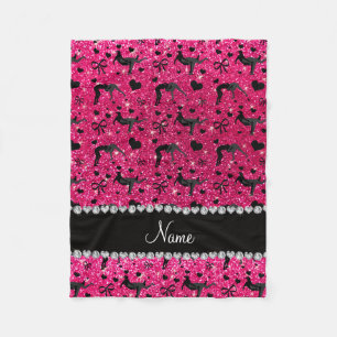 Couverture Polaire Arcs de lutte de coeurs de parties scintillantes