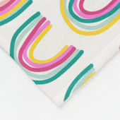 Couverture Polaire Arcs-en-ciel (Coin)