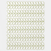 Couverture Polaire Ardoise linéaire poire et blanche (Devant)