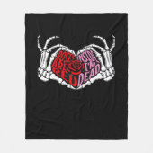 Couverture Polaire Are Read Inside I'm Dead - Sarcastique Valentine's (Devant)