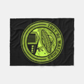 Couverture Polaire Area 51 They're Watching Alien Believer Batch Ufo  (Devant (Horizontal))