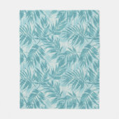 Couverture Polaire Areca Palms Hawaiian Tropical Vintage (Devant)