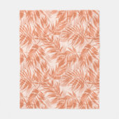 Couverture Polaire Areca Palms Hawaiian Tropical Vintage (Devant)