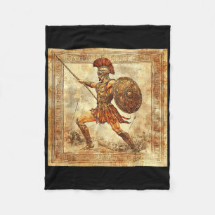 Couverture Polaire Ares Grec Guerrier Dieu Ancienne Grèce Mythologie