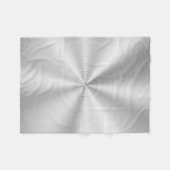 Couverture Polaire Argent brillant métallique de Faux élégant (Devant (Horizontal))