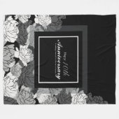 Couverture Polaire Argent, noir, blanc 10e anniversaire (Devant (Horizontal))