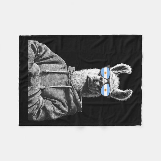 Couverture Polaire Argentina Pride Argentinian Flag  (Devant (Horizontal))