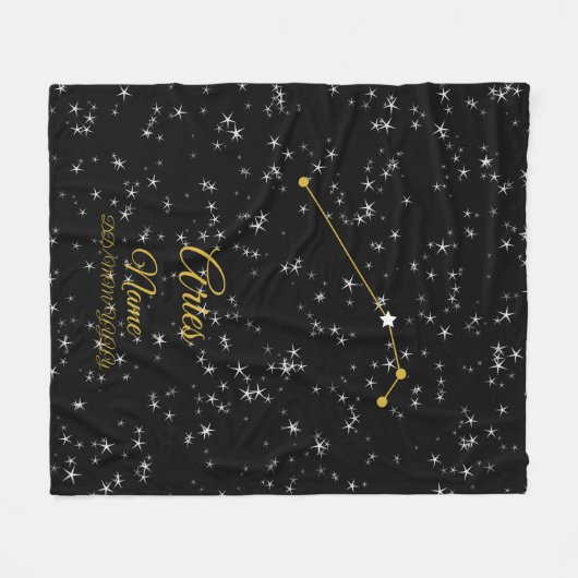 Couverture Polaire Aries Constellation (Devant (Horizontal))