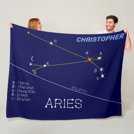 Couverture Polaire Aries de Zodiac Constellation (En situation)