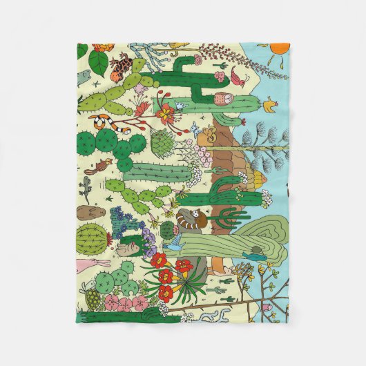 Couverture Polaire Arizona Désert (Devant)