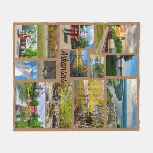Couverture Polaire Arkansas Fleece Blanket (Devant (Horizontal))