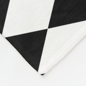 Couverture Polaire Arlequin noir (Coin)