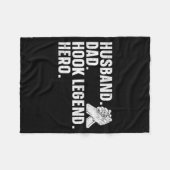 Couverture Polaire Arm Wrestling Arm Wrestler Husband. Dad. Hook Lege (Devant (Horizontal))