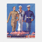 Couverture Polaire Armée, marine et marines (Devant)
