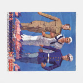 Couverture Polaire Armée, marine et marines (Devant (Horizontal))