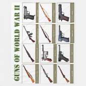 COUVERTURE POLAIRE ARMES DE LA SECONDE GUERRE MONDIALE (Devant)