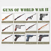 COUVERTURE POLAIRE ARMES DE LA SECONDE GUERRE MONDIALE (Devant (Horizontal))