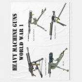 Couverture Polaire ARMES DE MACHINE LOURDES de WW1 (Devant)