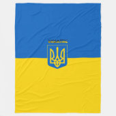 Couverture Polaire Armoiries de l'Ukraine (Devant)